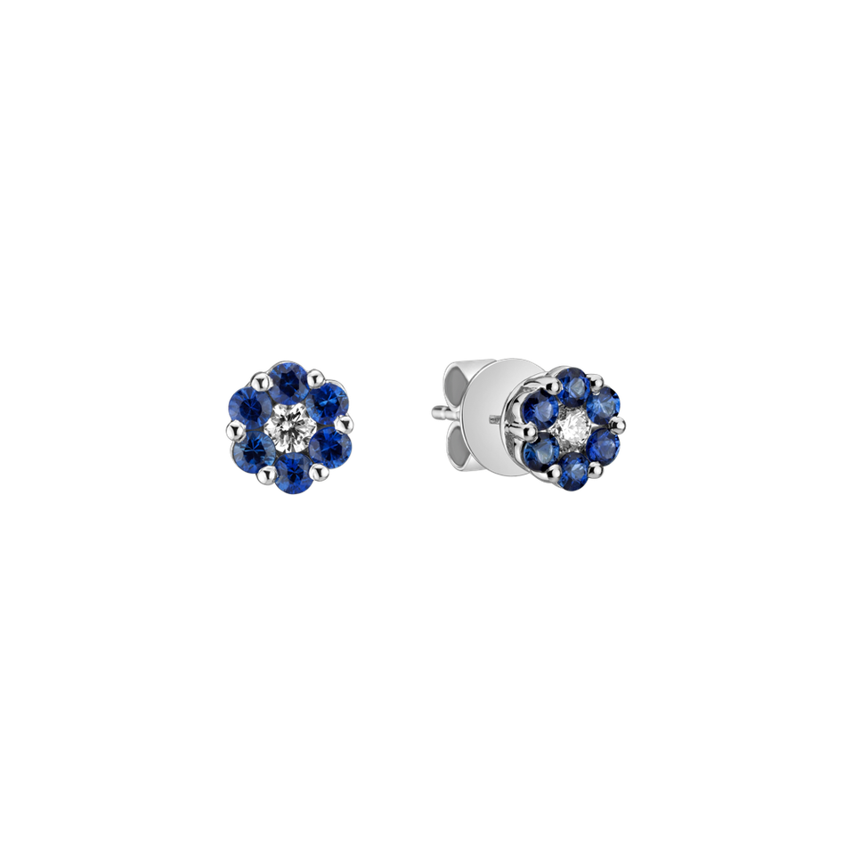 Diamond earrings and Sapphire Edens Gift