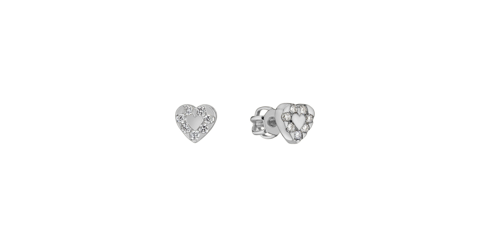 Diamond earrings Rosia Romance