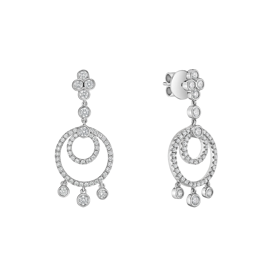 Diamond earrings Bubbly Puffin