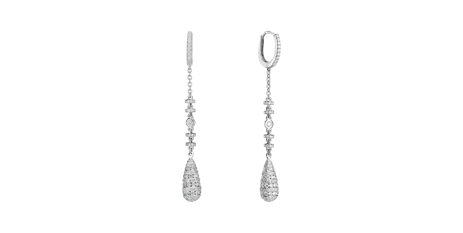 Diamond earrings Sparkling Rain