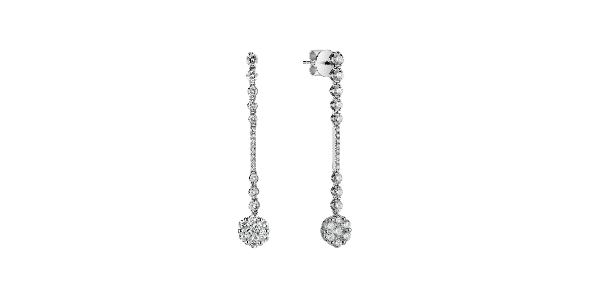 Diamond earrings Mademoiselle Beatrice