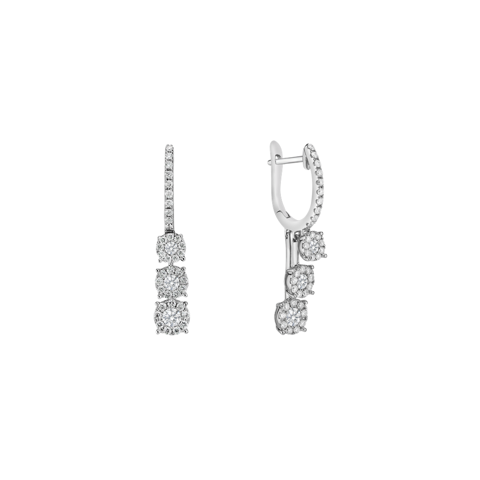 Diamond earrings Rudra
