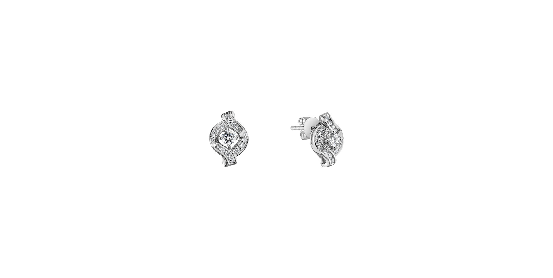 Diamond earrings Light of Moon