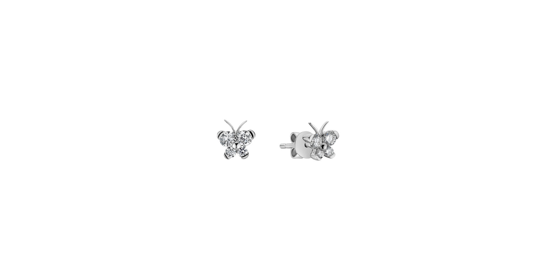 Diamond earrings Baby Papillon