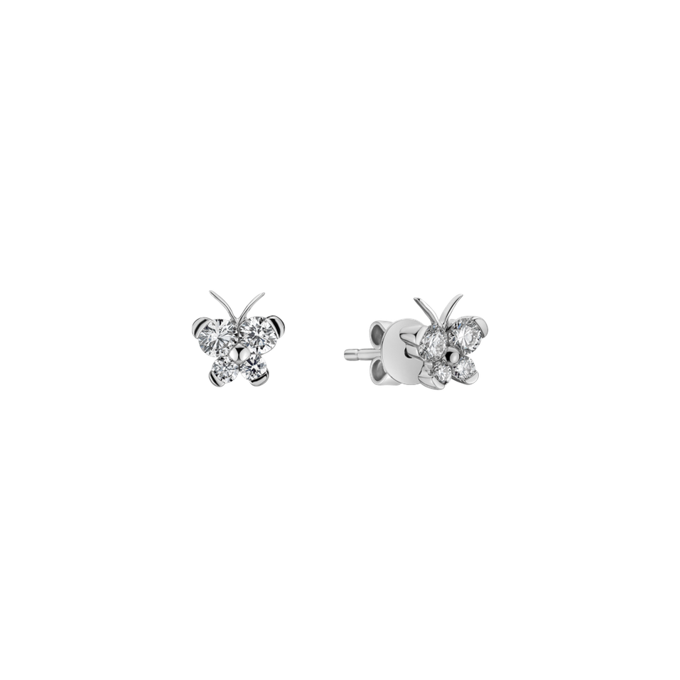 Diamond earrings Baby Papillon