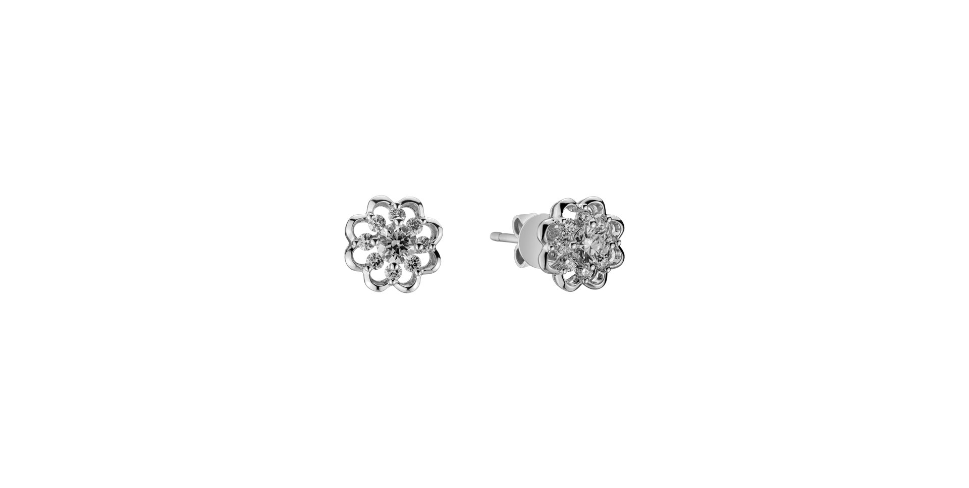 Diamond earrings Briliance of Bloom