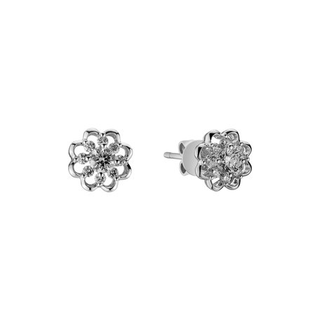 Diamond earrings Briliance of Bloom