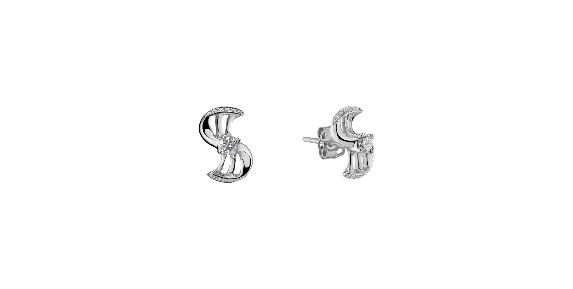 Diamond earrings Clementine