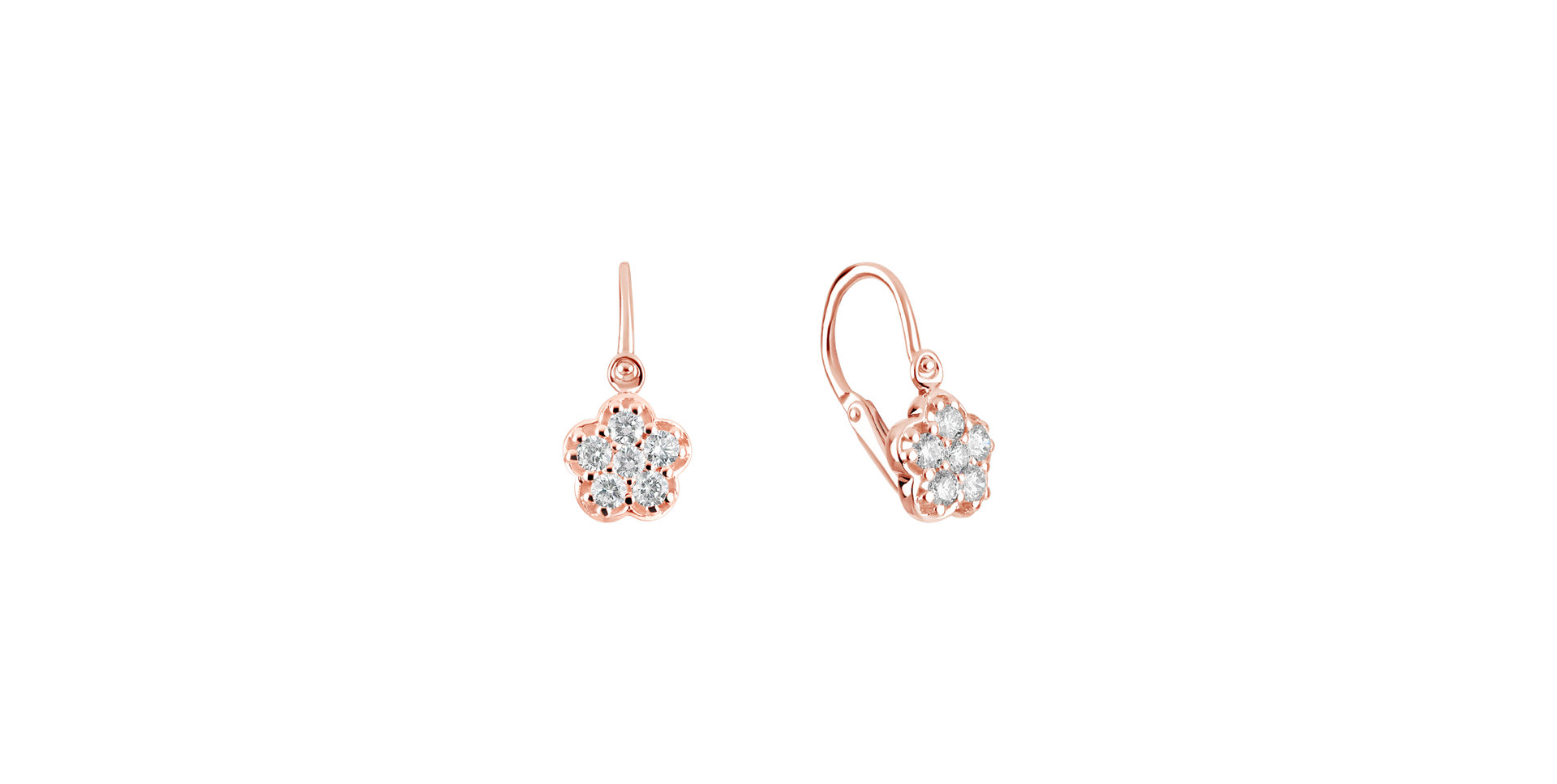Children's diamond earrings Arleta