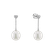 Diamond earrings with Pearl Morriane3
