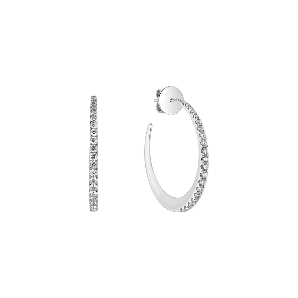 Diamond earrings Lunar Lament