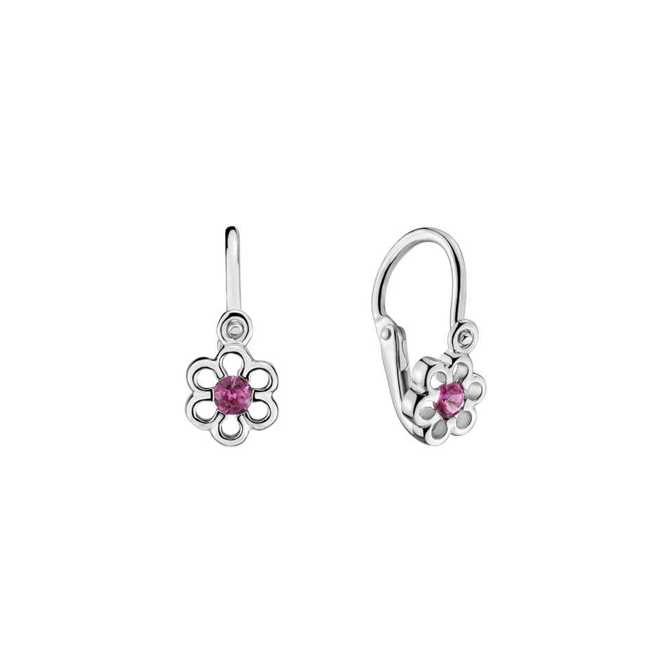 Earrings with Sapphire Printemps