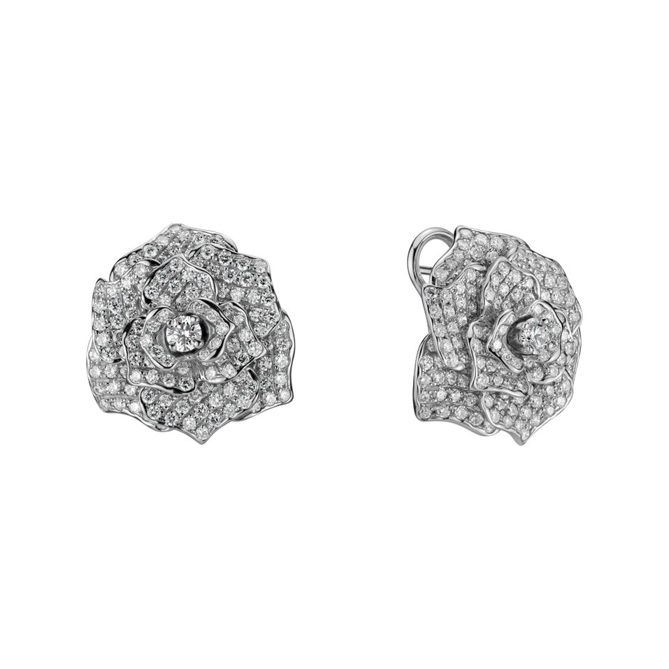 Diamond earrings Witching Rose