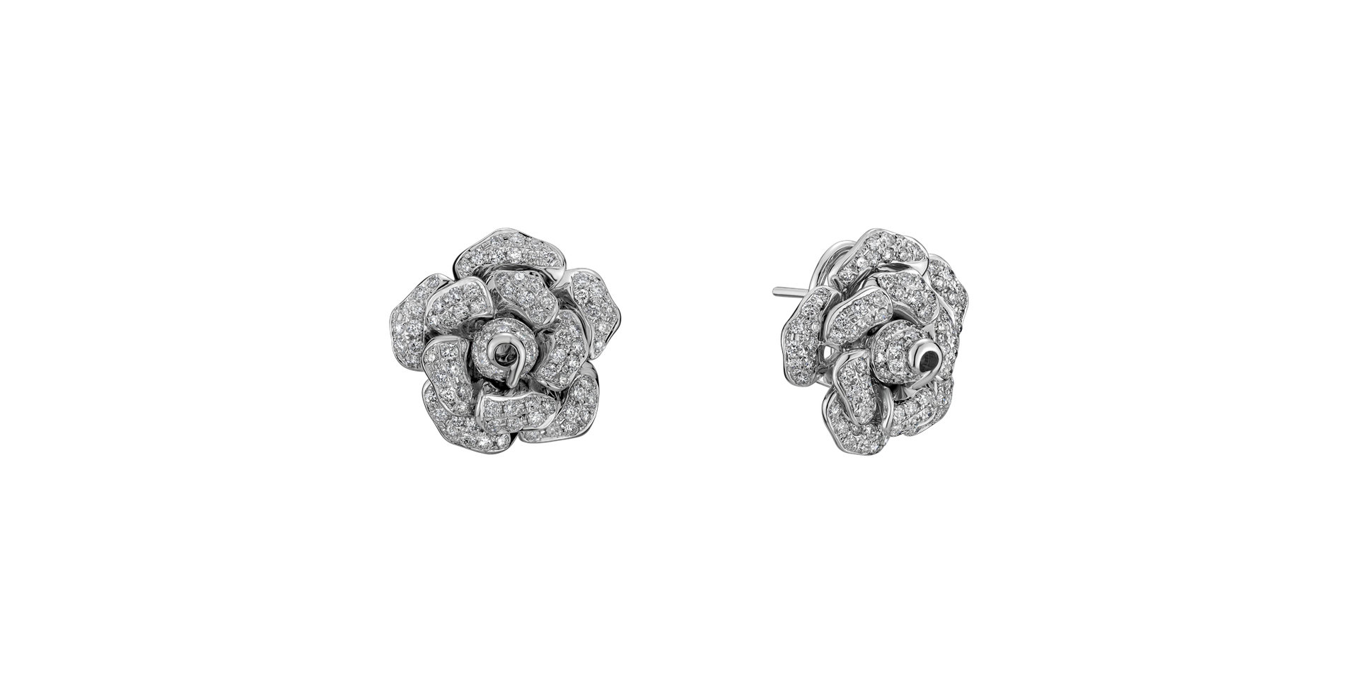 Diamond earrings Scheherazade Flower