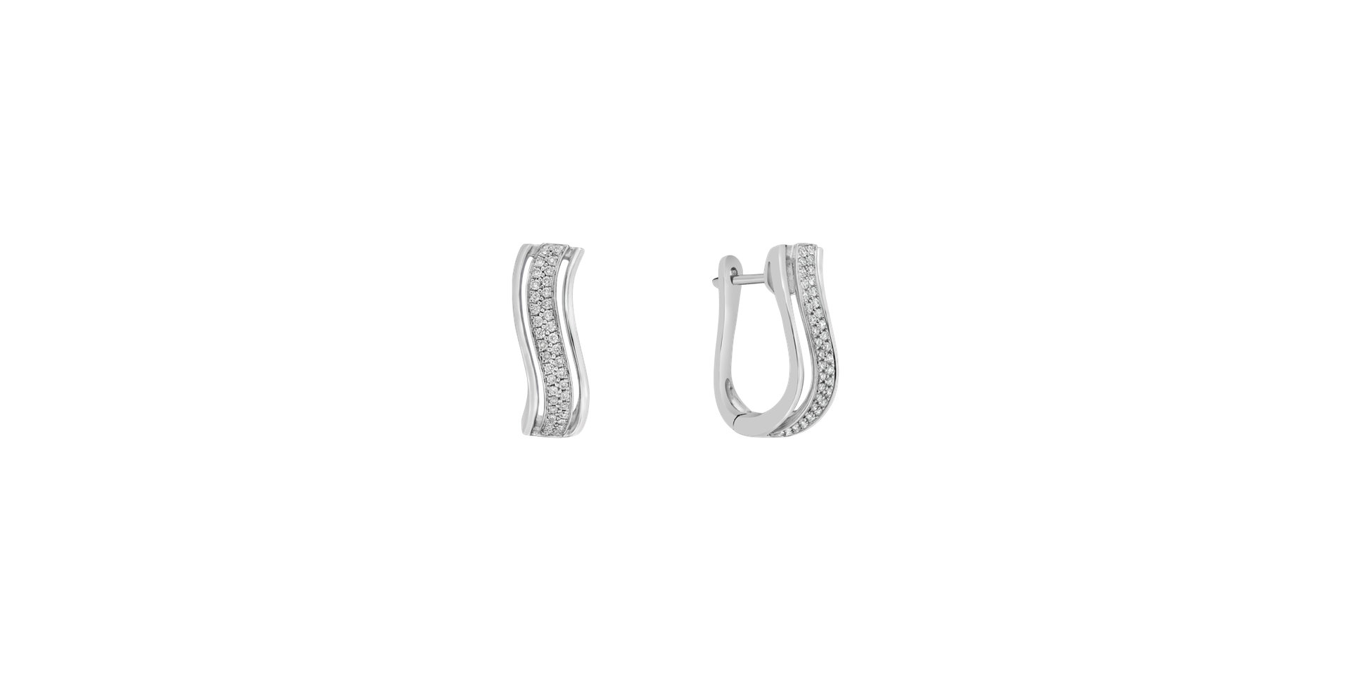 Diamond earrings Zendaya