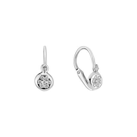 Children's diamond earrings Angel Galaxy