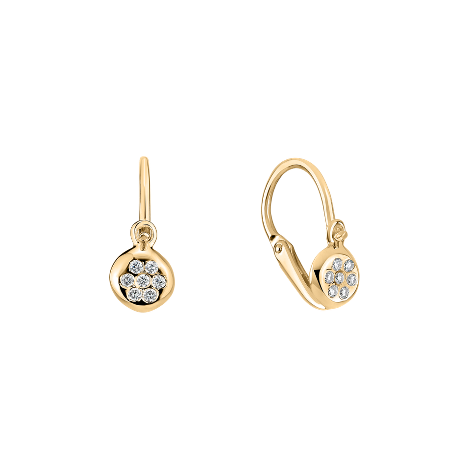 Children's diamond earrings Angel Galaxy