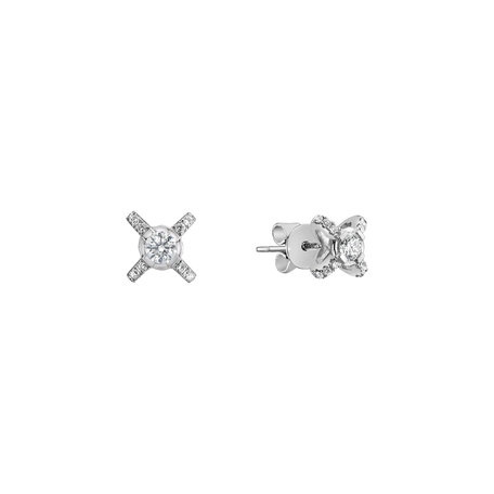 Diamond earrings Shadow of the Moon