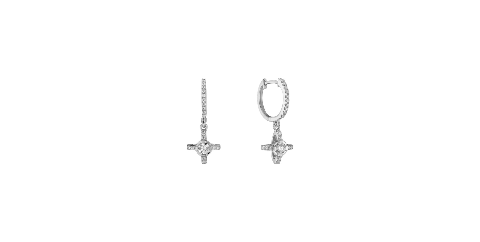 Diamond earrings Elegance of Frost
