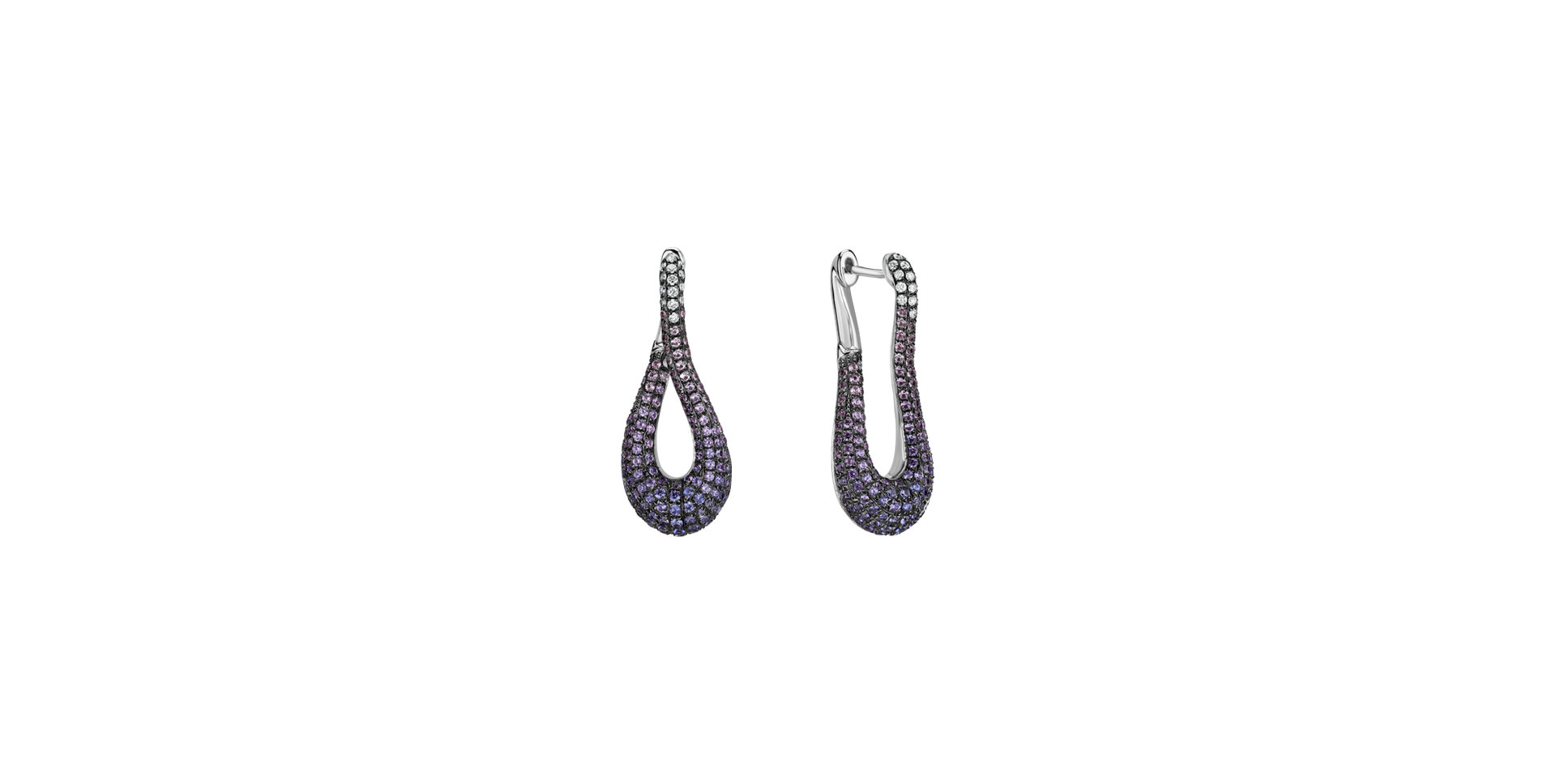 Diamond earrings and Sapphire Bettye