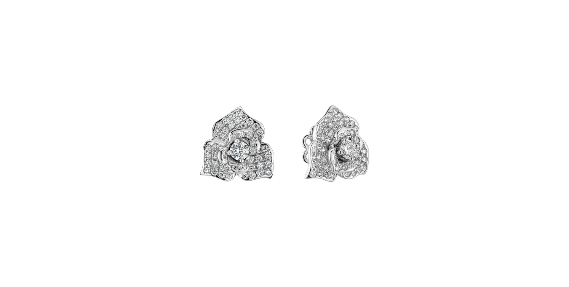 Diamond earrings Midnight Orchid