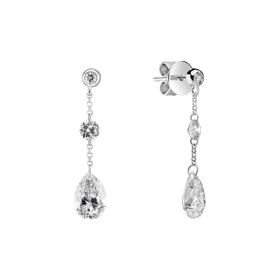 Diamond earrings Diamond Waterfall