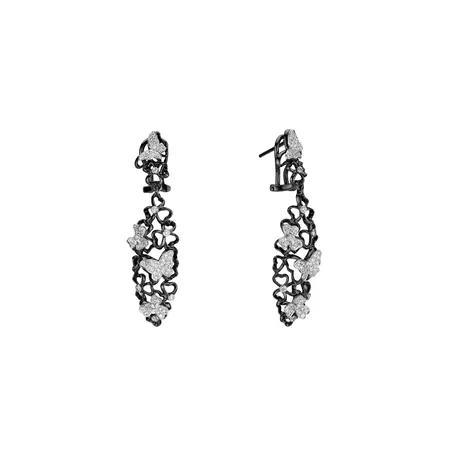 Diamond earrings Butterfly Constellation
