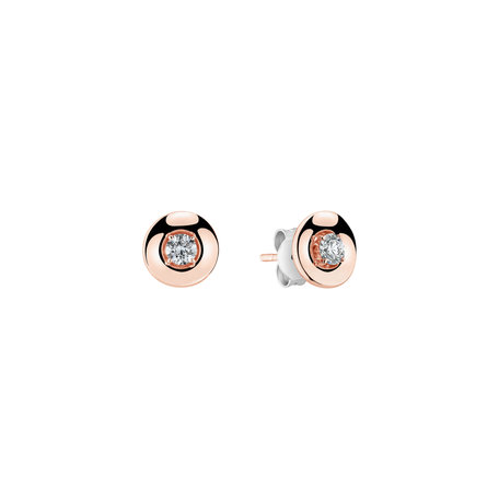 Diamond earrings Classic Dot