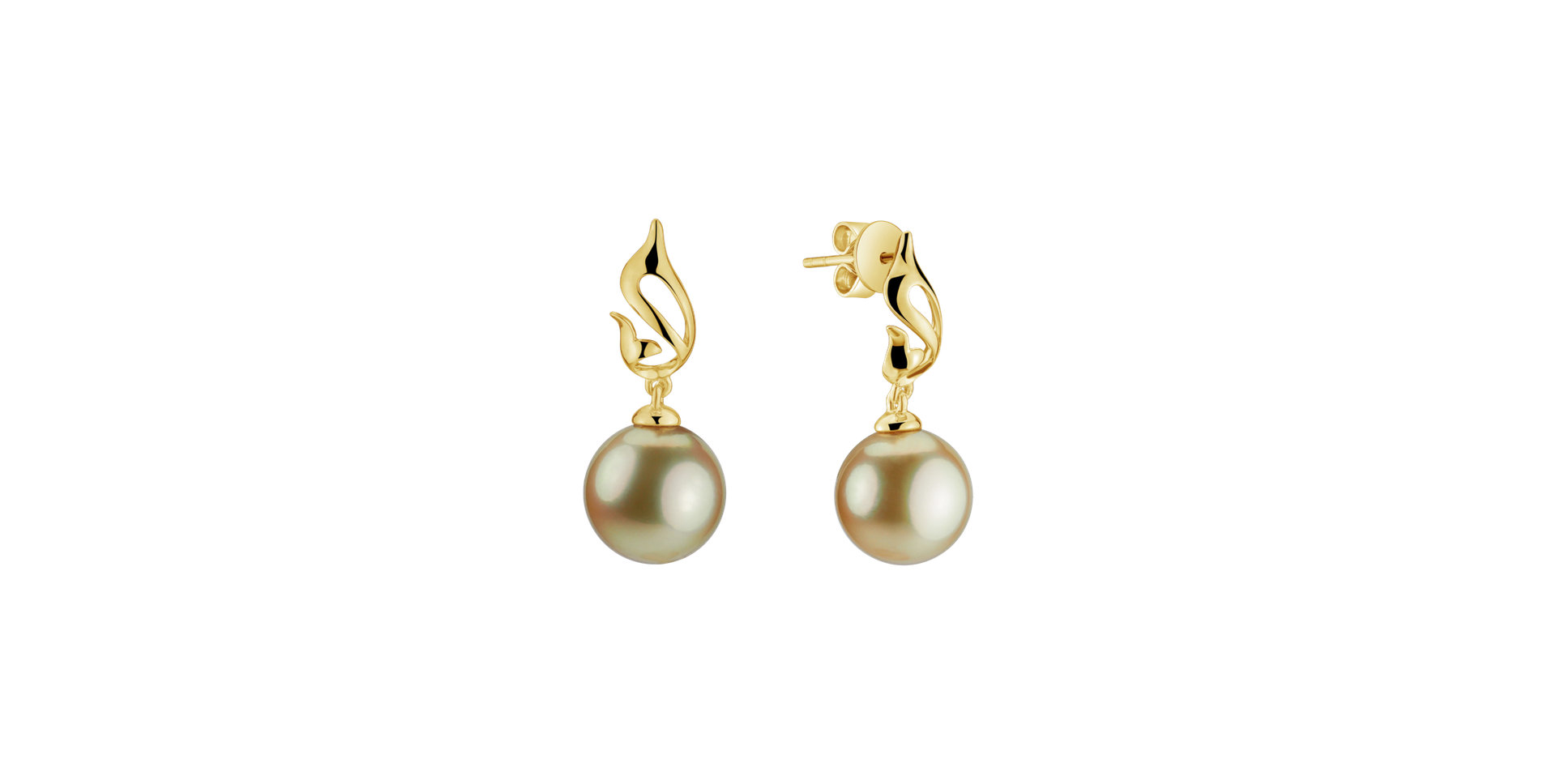 Earrings with Pearl Nileline
