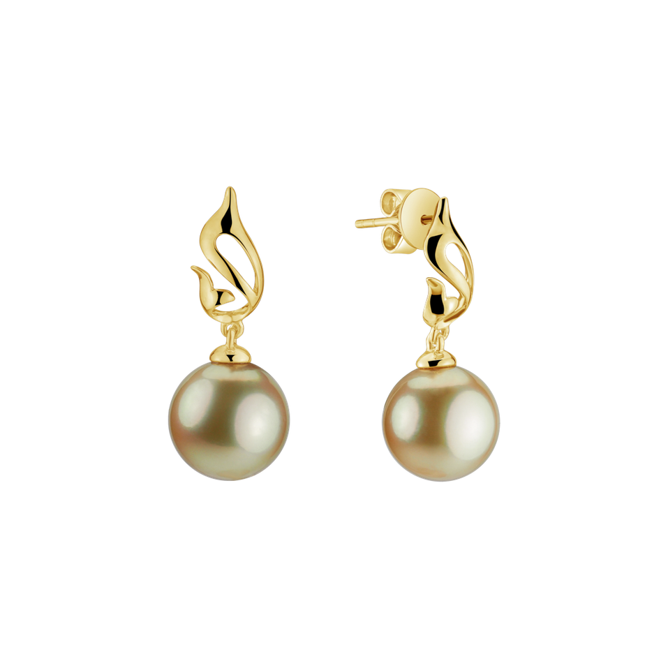 Earrings with Pearl Nileline
