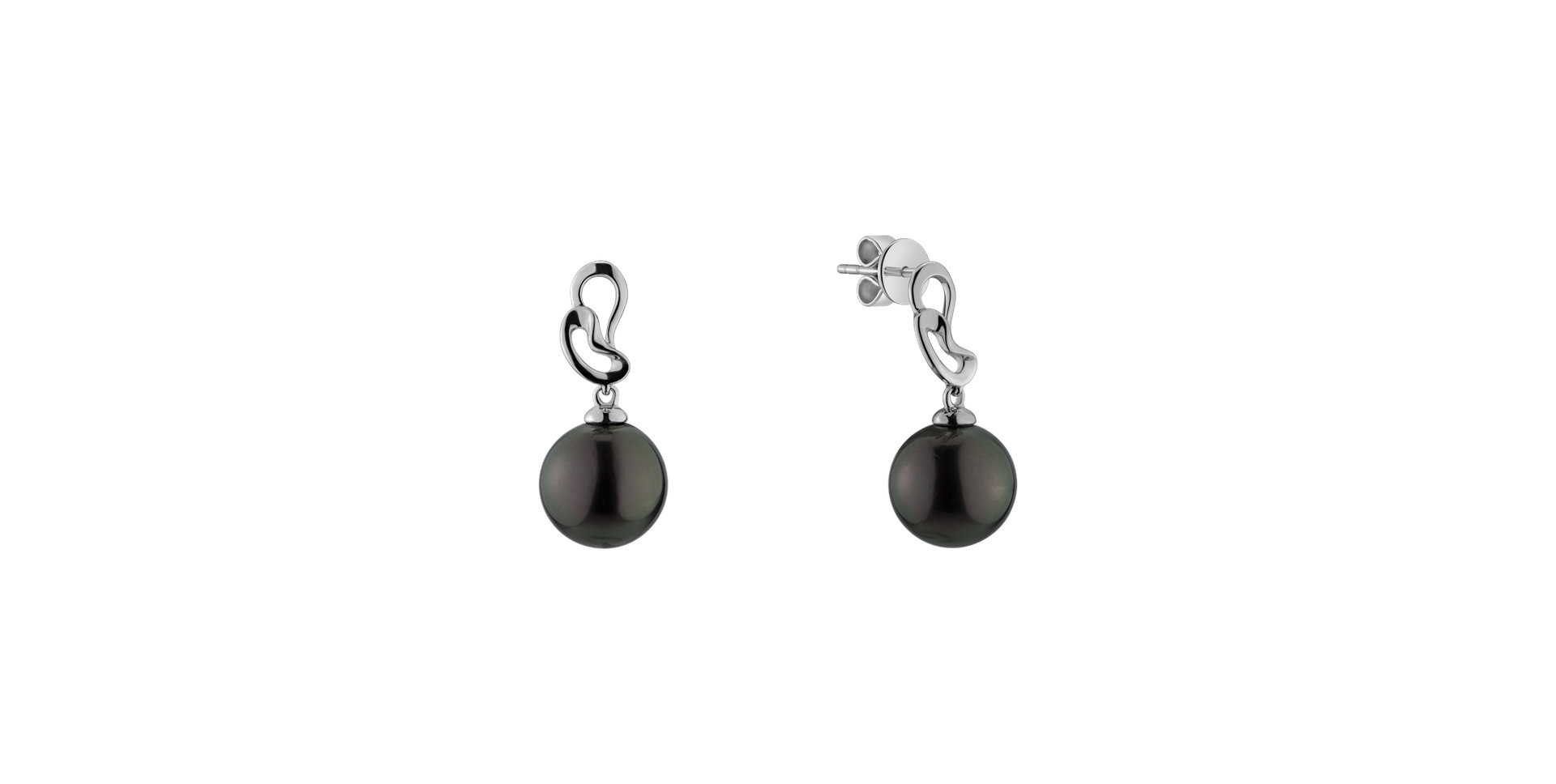 Earrings with Pearl Rilenez