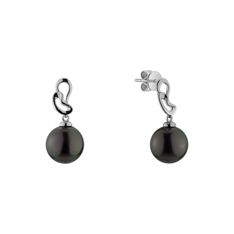 Earrings with Pearl Rilenez