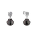 Diamond earrings with Pearl Ocean Reflection3