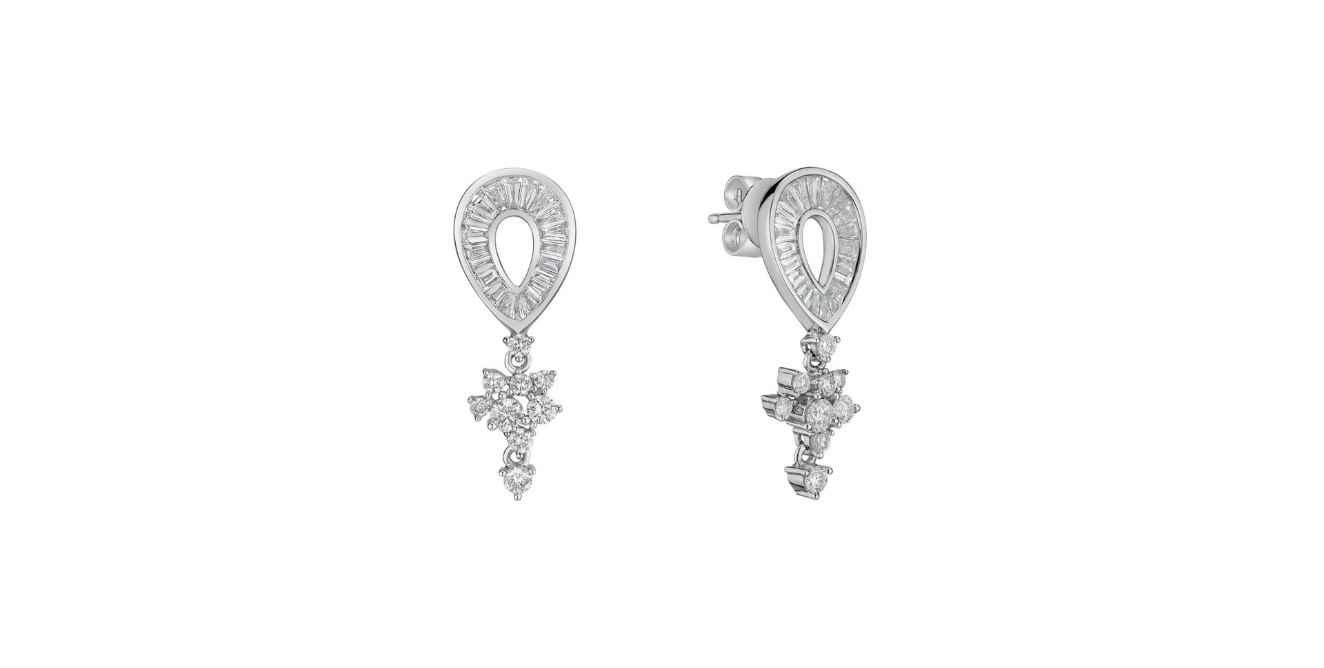 Diamond earrings Posh Kiss