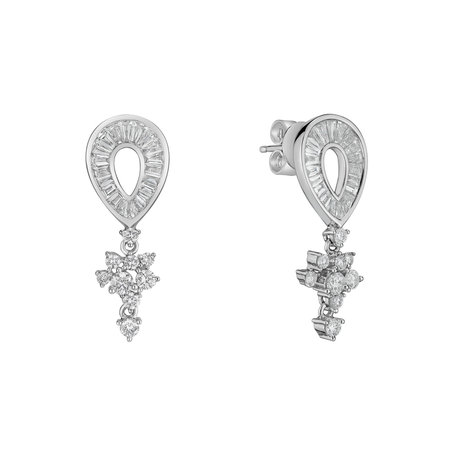 Diamond earrings Posh Kiss
