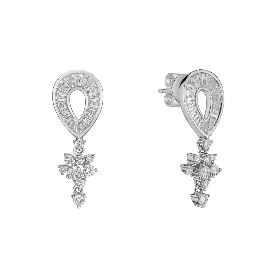 Diamond earrings Posh Kiss