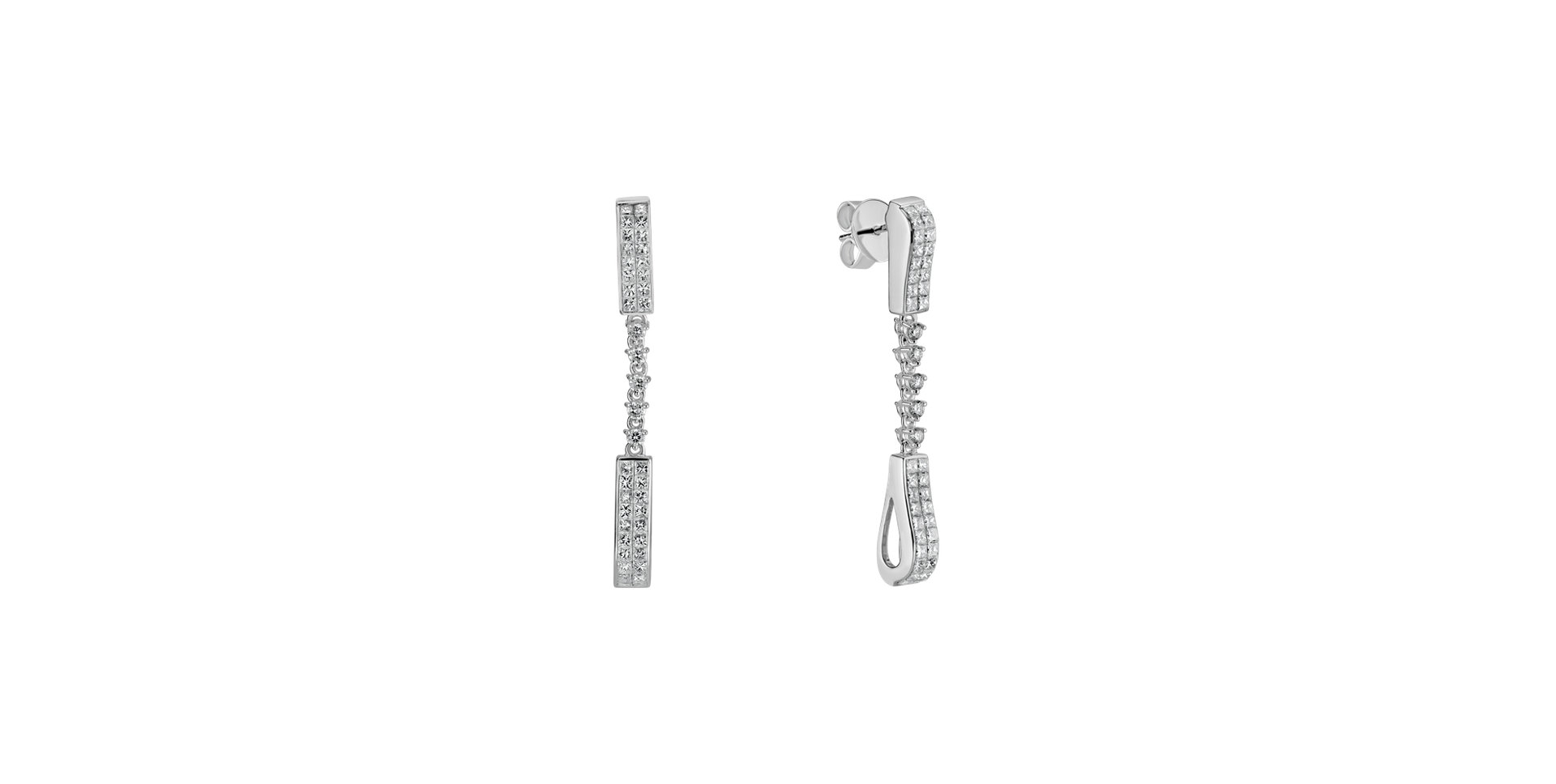 Diamond earrings Formidable Blanco