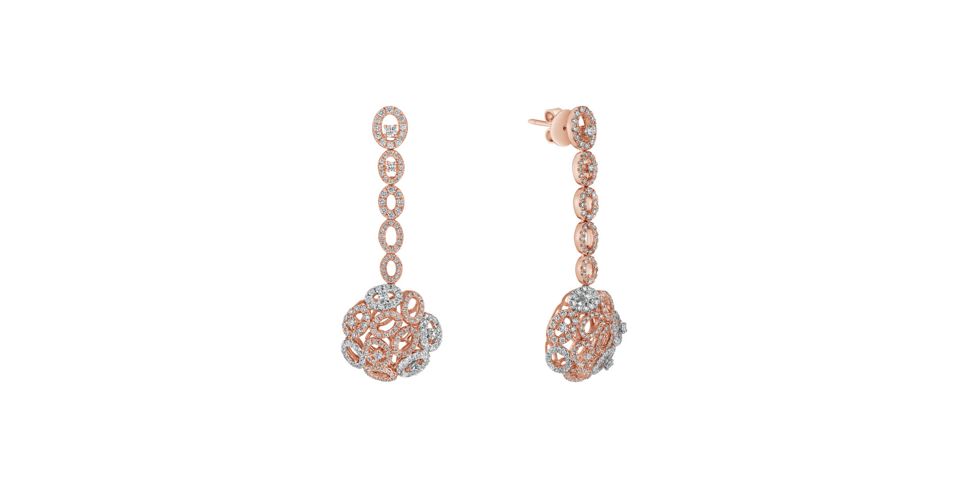 Diamond earrings Avalanche