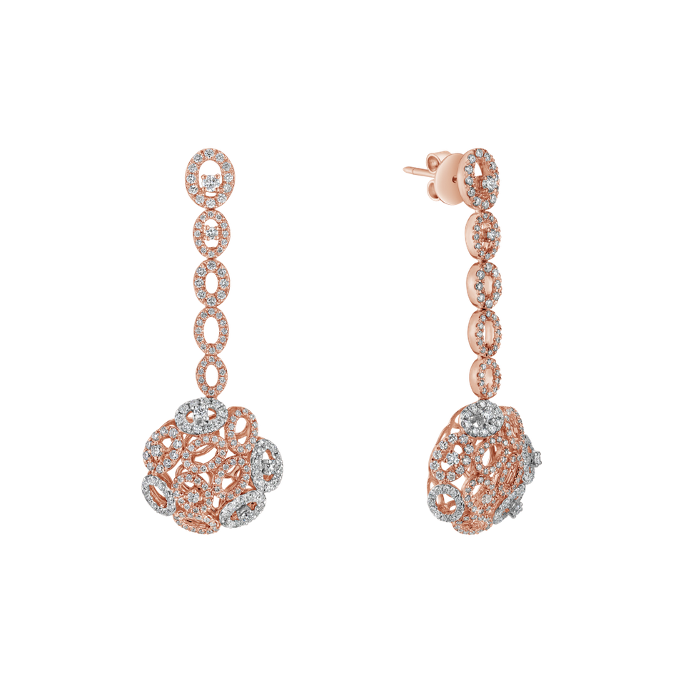 Diamond earrings Avalanche