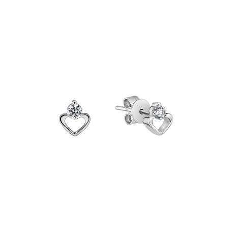 Diamond earrings Wonderful Heart