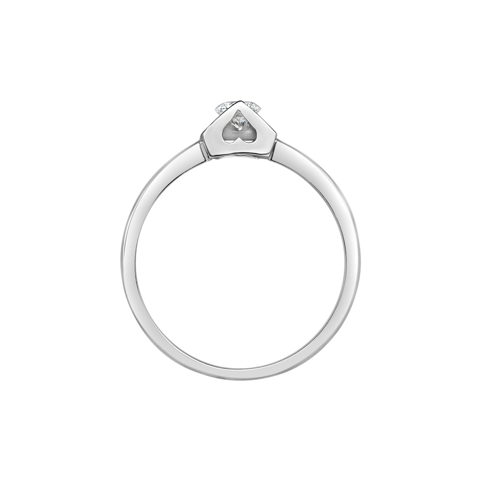 Diamond ring Minimalist Square