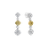 Earrings with yellow and white diamonds Sparkling Euphoria3