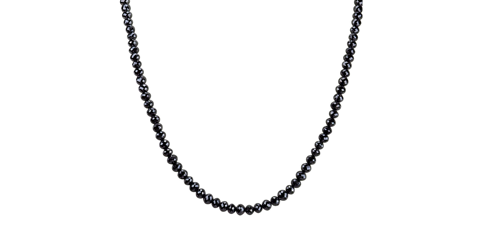 Necklace with black diamonds Moonlight Sophie