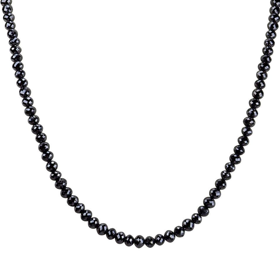 Necklace with black diamonds Moonlight Sophie