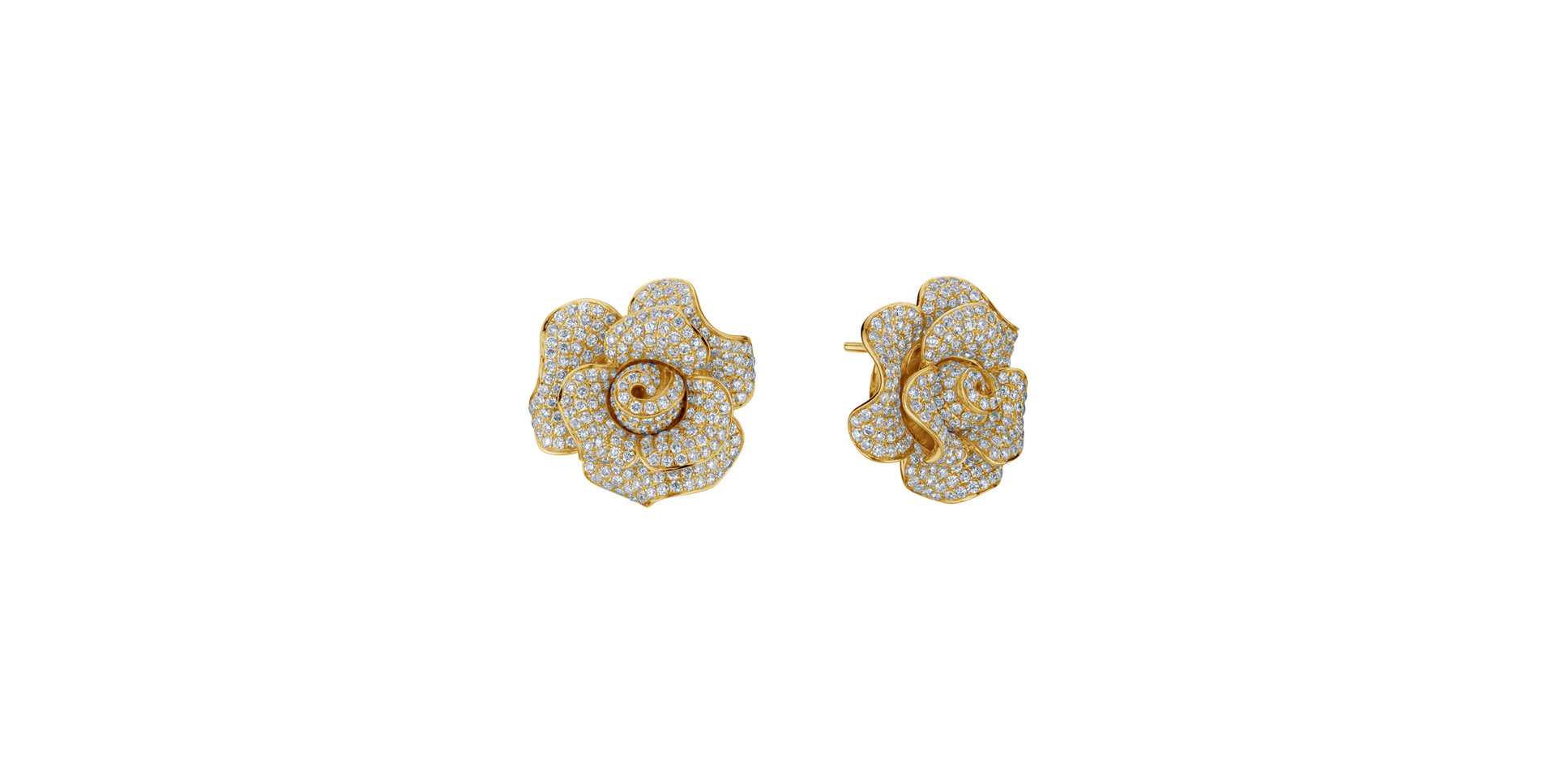 Diamond earrings Flower Treasure