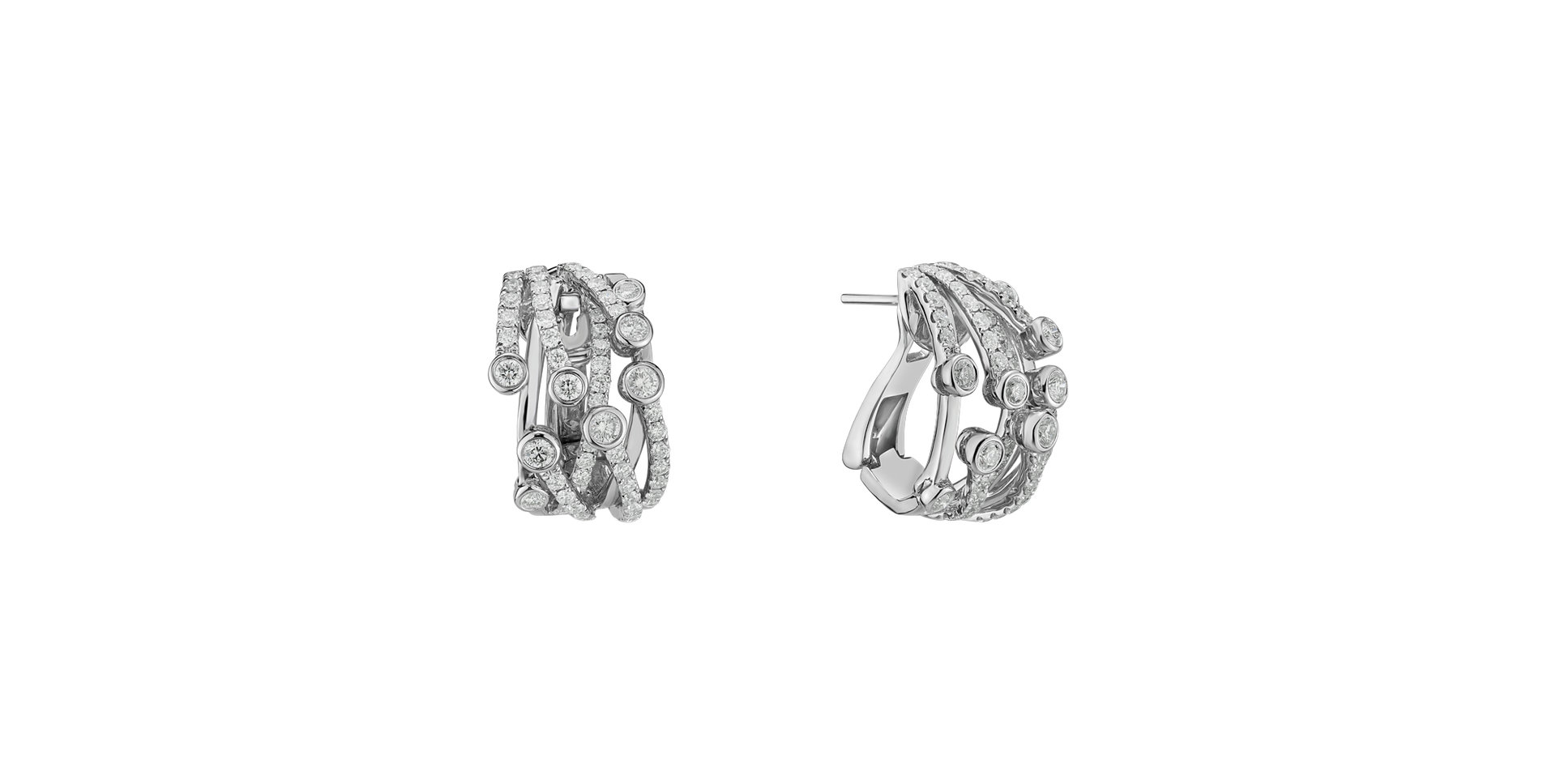 Diamond earrings Brunaux