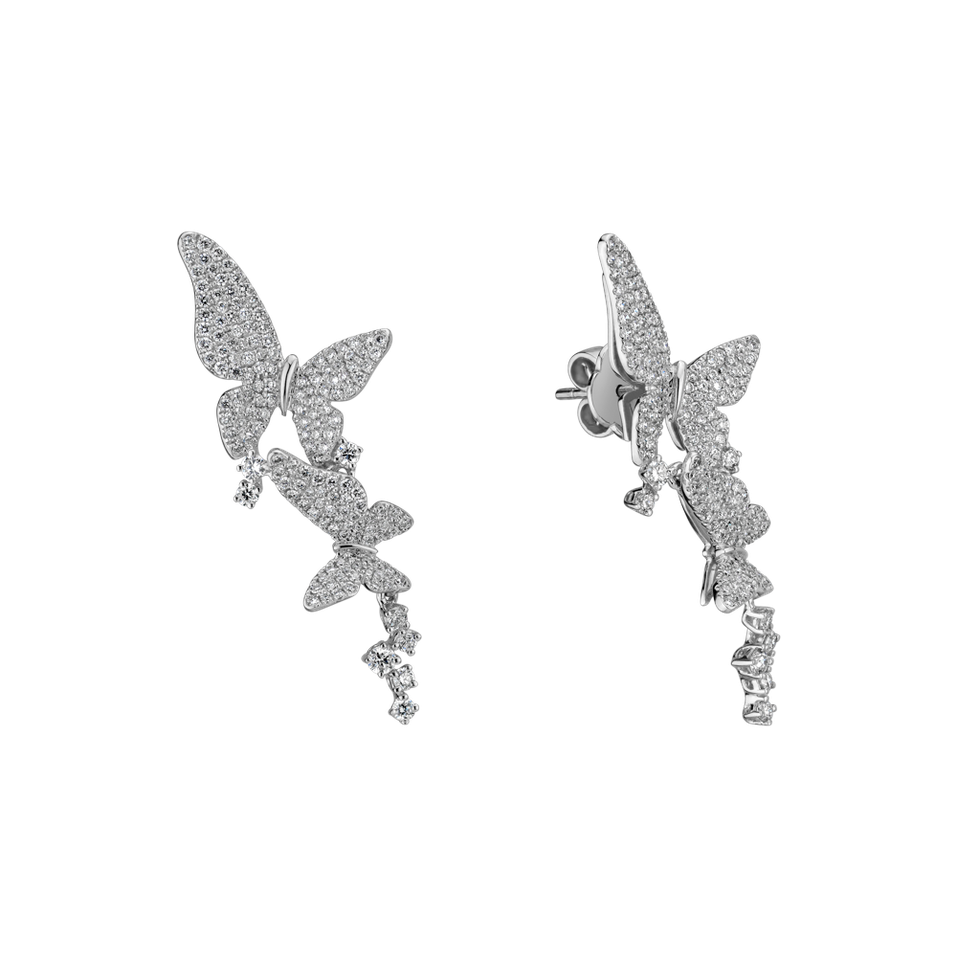 Diamond earrings Eminence of Butterfly