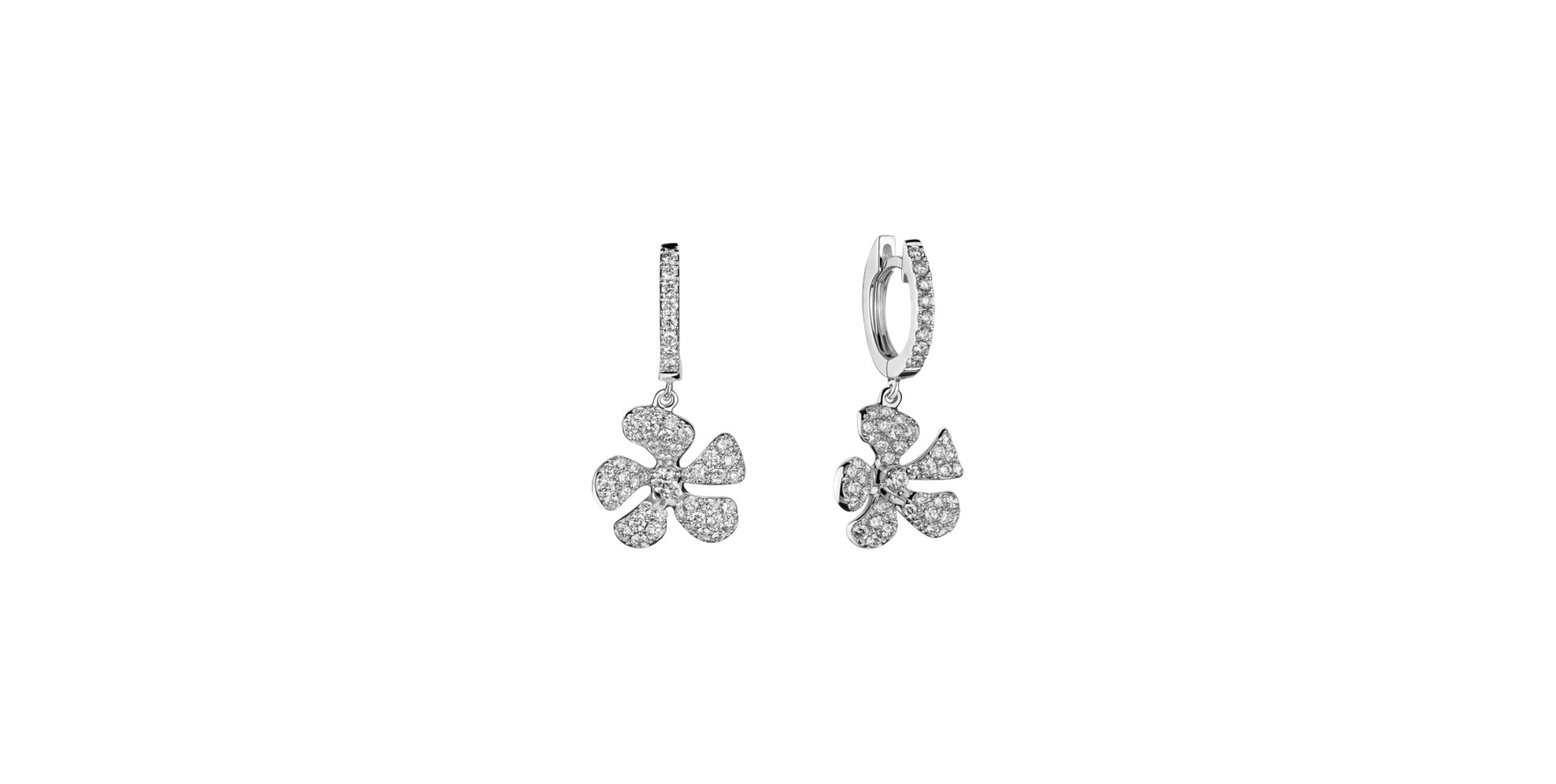 Diamond earrings Floral Desire