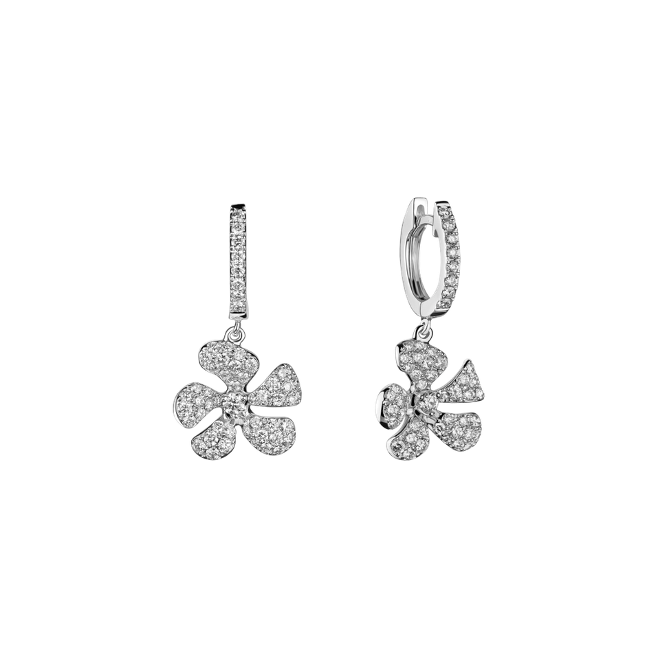 Diamond earrings Floral Desire