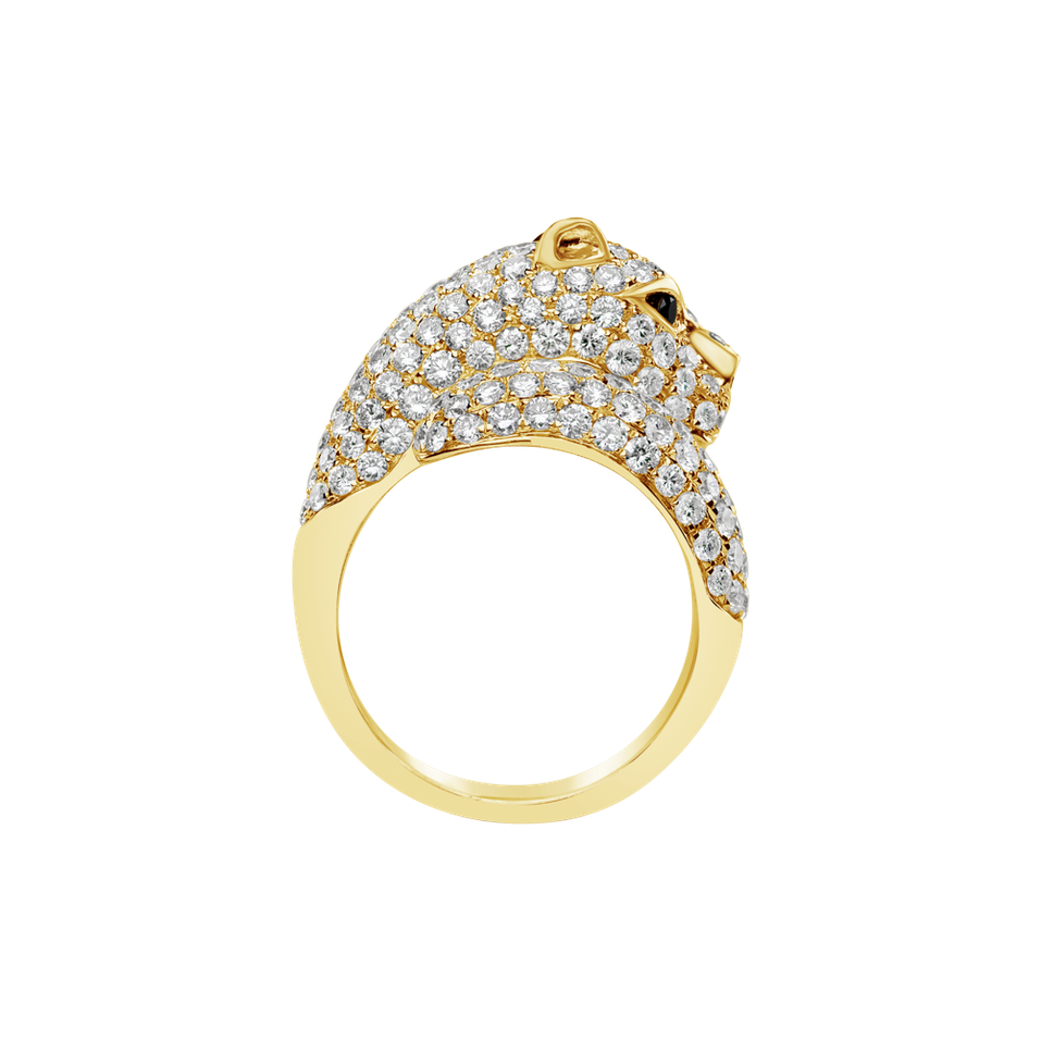 Diamond ring Golden Beast